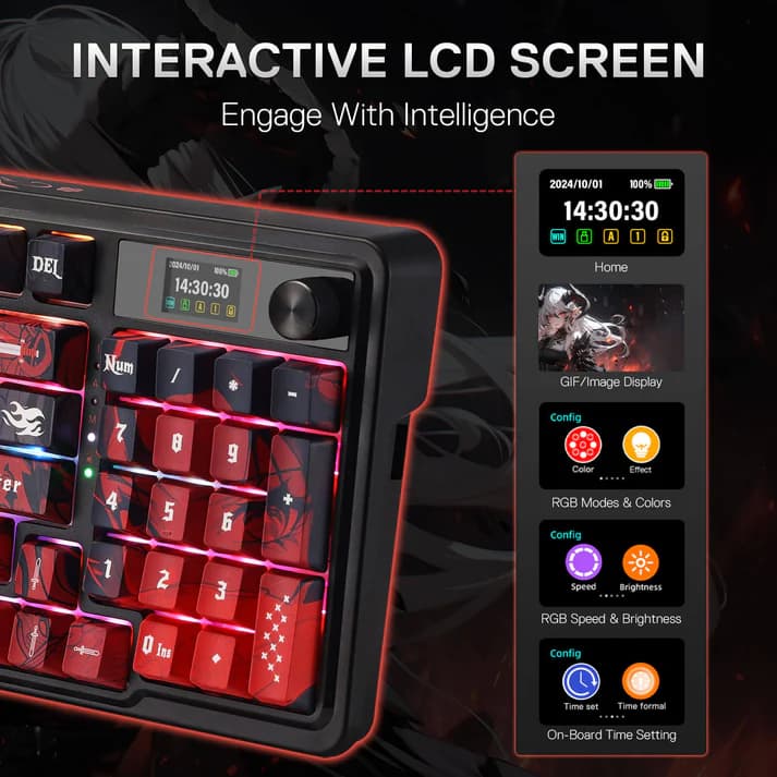 Redragon ARTEMIS K719 PRO Anime Wireless 4
