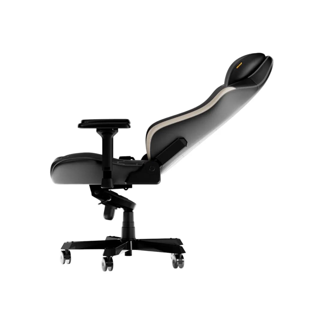 DXRacer Master Black & White Microfibre Leather 3
