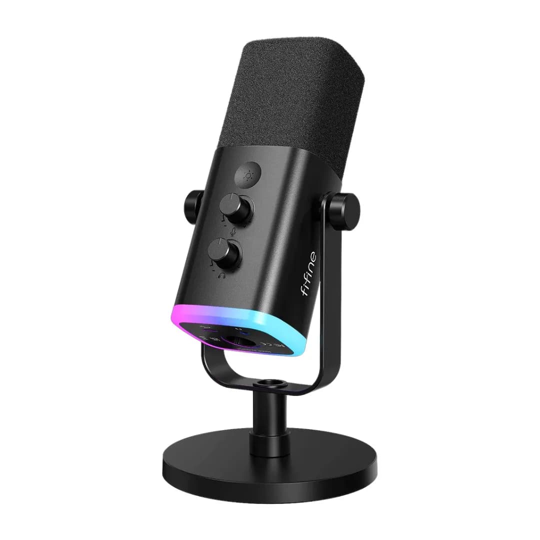 FIFINE AmpliGame AM8 USB/XLR Dynamic with RGB 1