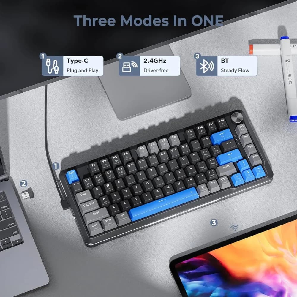 Redragon K681-RGB-PRO TKL Wireless 3