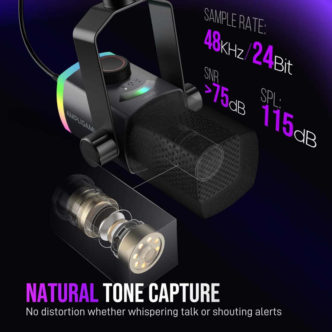 FIFINE AmpliGame AM8 PROT USB/XLR Dynamic Kit 2