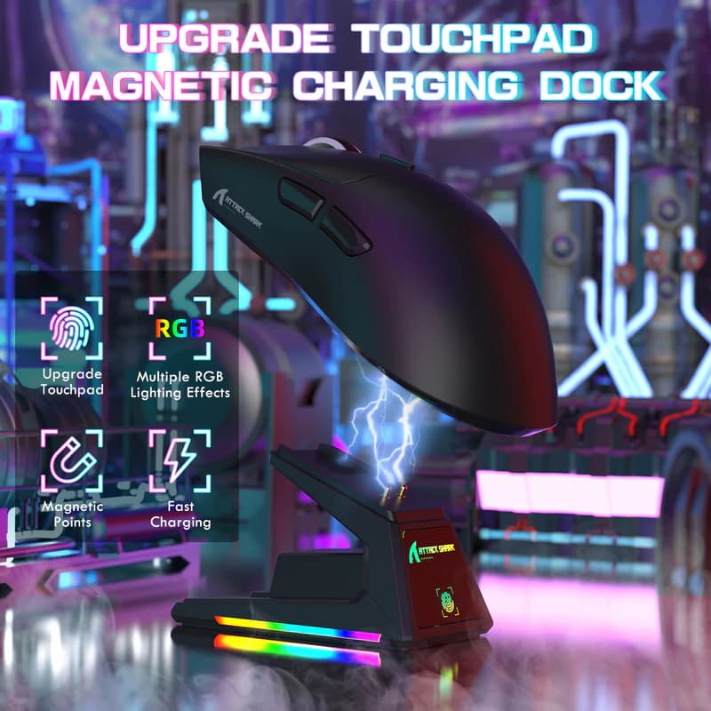 Attack Shark X1 Tri-Mode Black 3