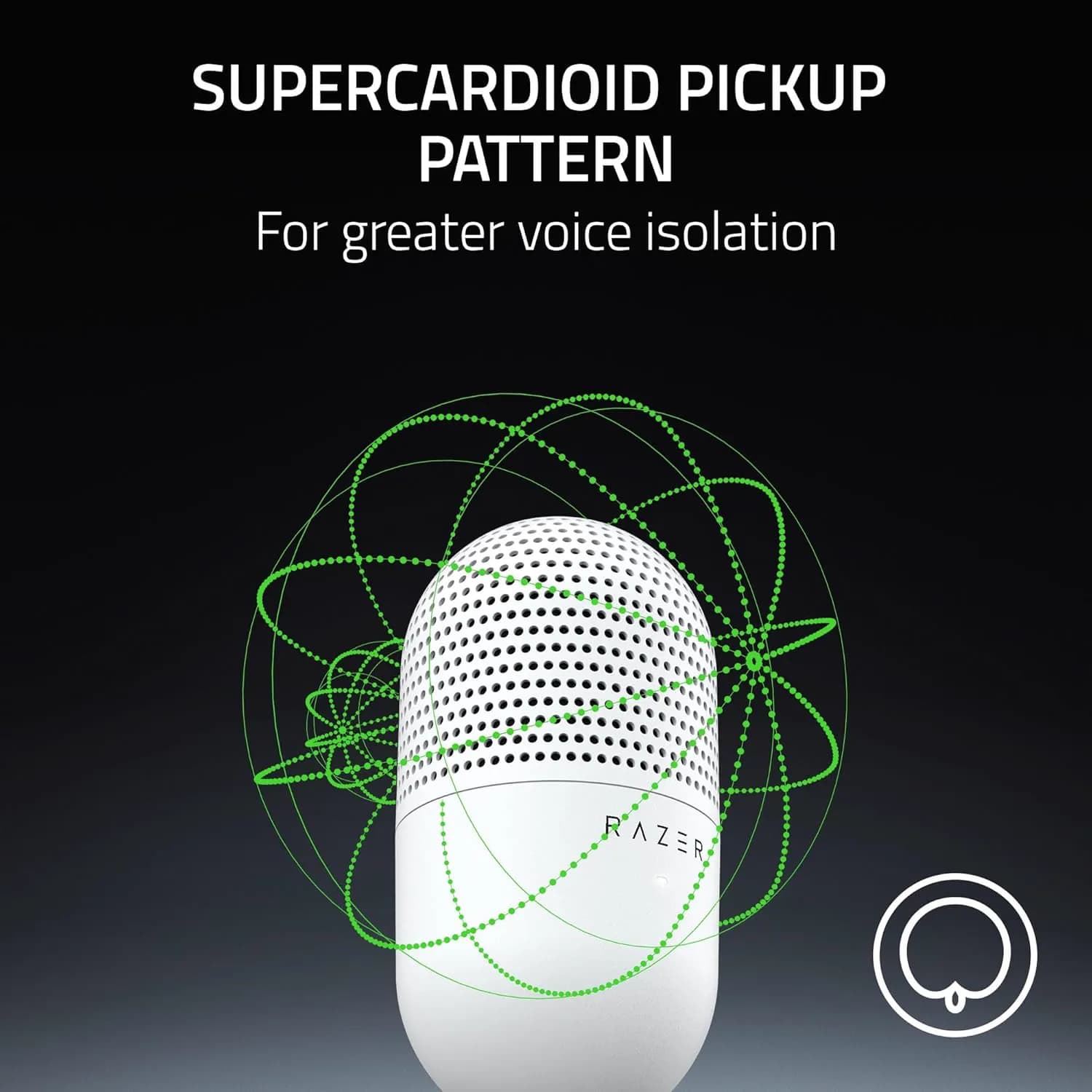 Razer Seiren V3 Mini Ultra-Compact USB White 3