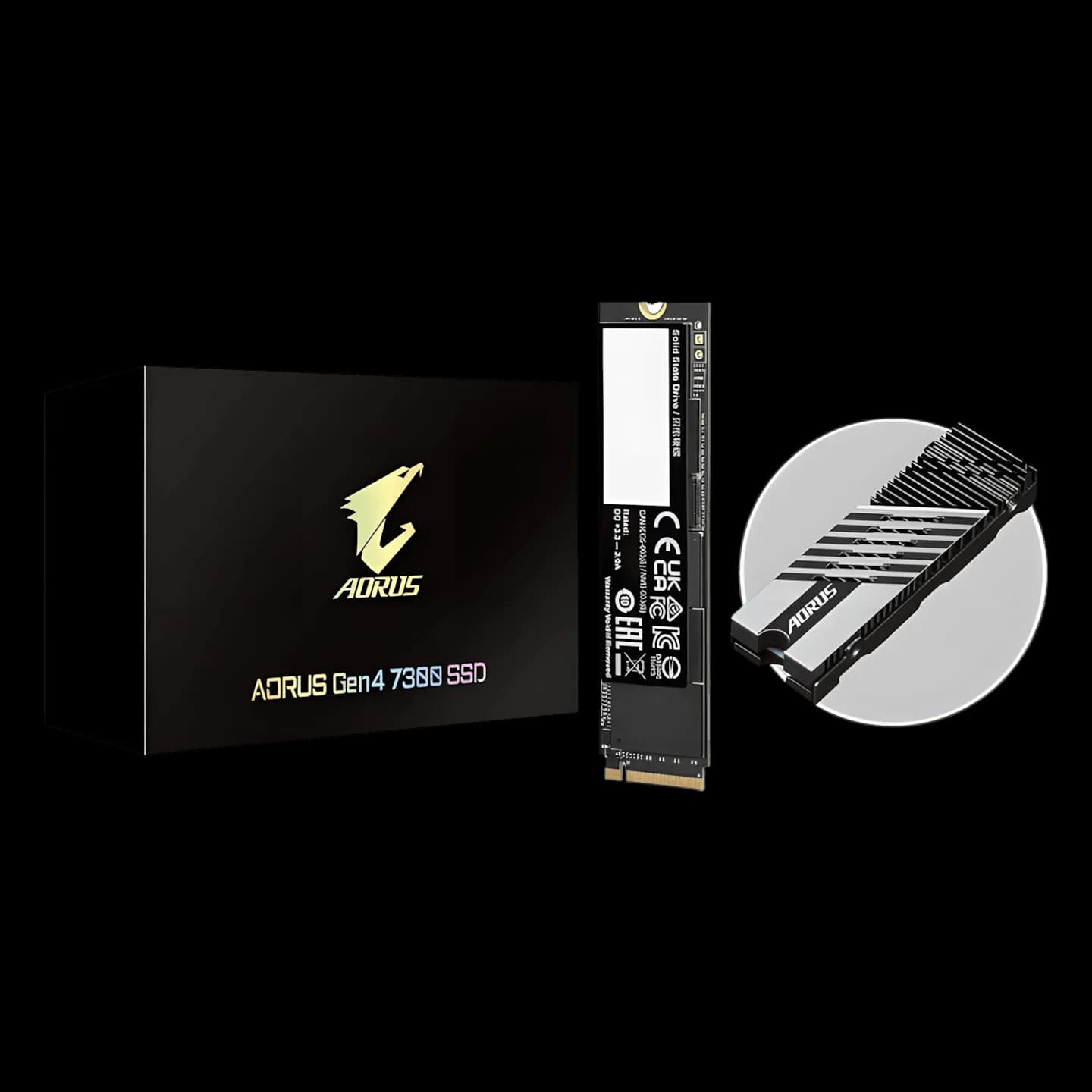 GIGABYTE AORUS Gen4 7300 SSD 1TB PS5 1