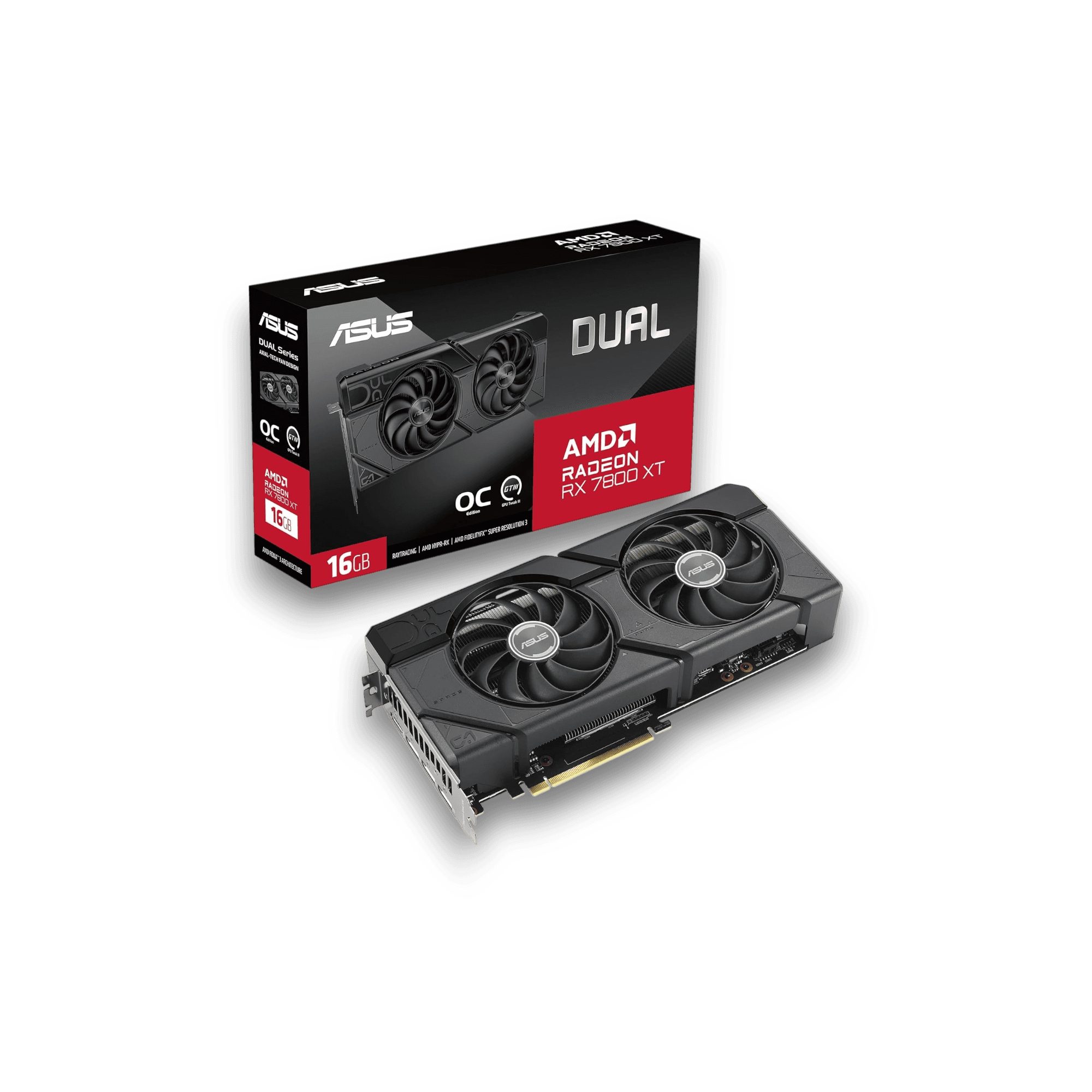 ASUS Dual Radeon RX 7800 XT OC Edition 16GB GDDR6 | Joker Center