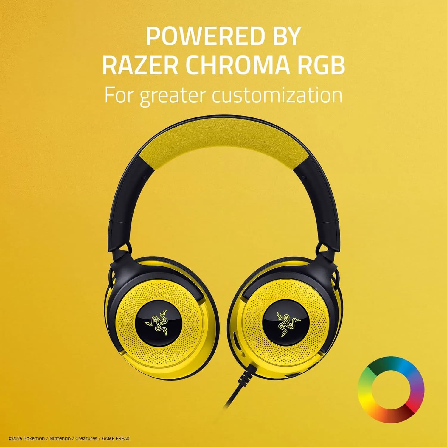 Razer Kraken V4 X Pokémon Edition Wired Gaming Headset 5