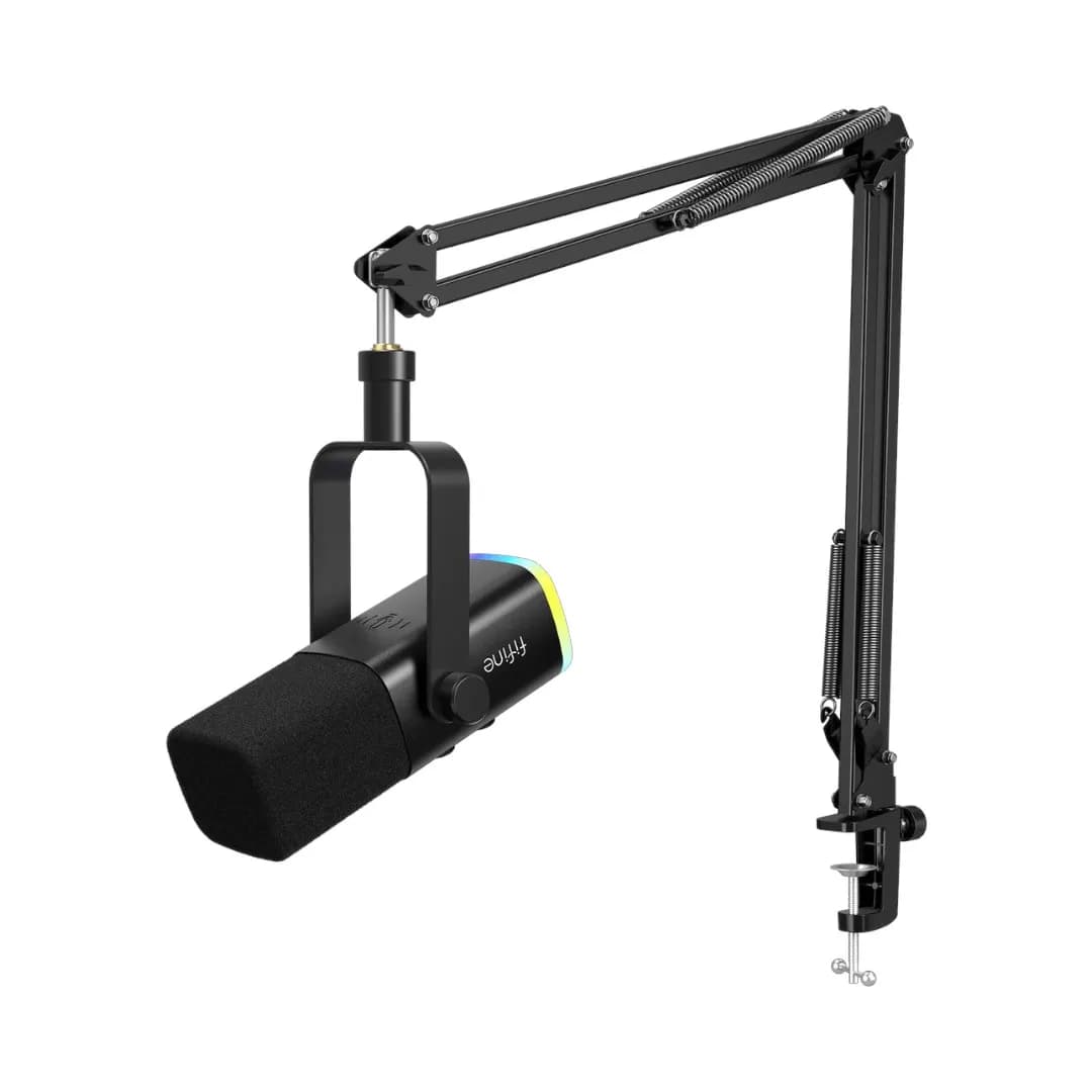 FIFINE AmpliGame AM8T USB/XLR Dynamic Kit with Boom Arm Stand 1