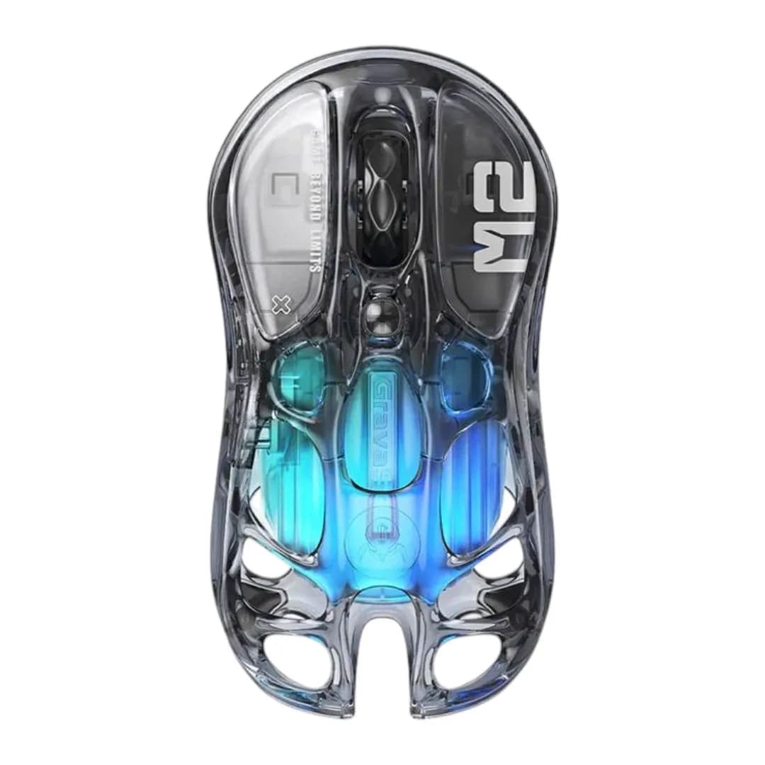 GravaStar Mercury M2 Transparent Black Wireless 1