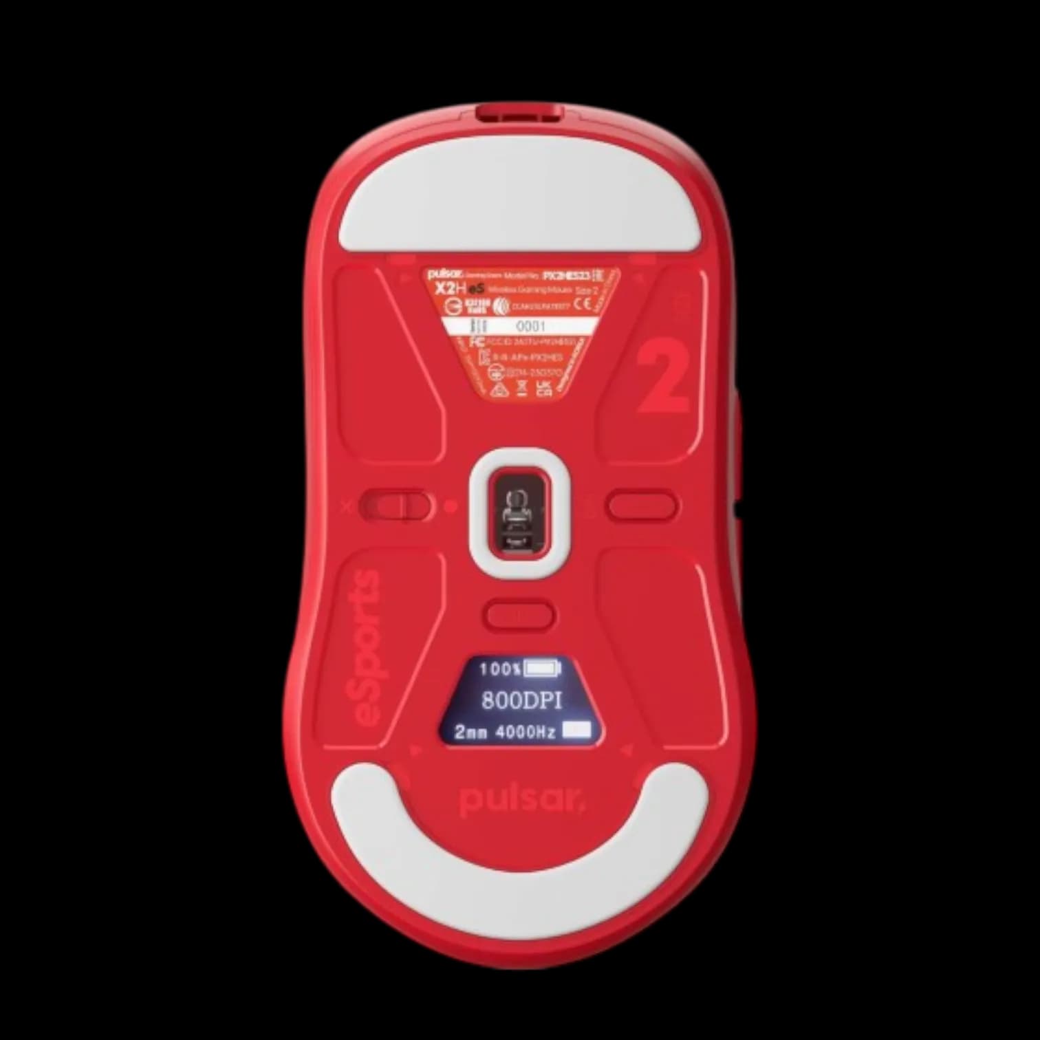 Pulsar X2H eS Size 2 Wireless (Red) px2hes23 3