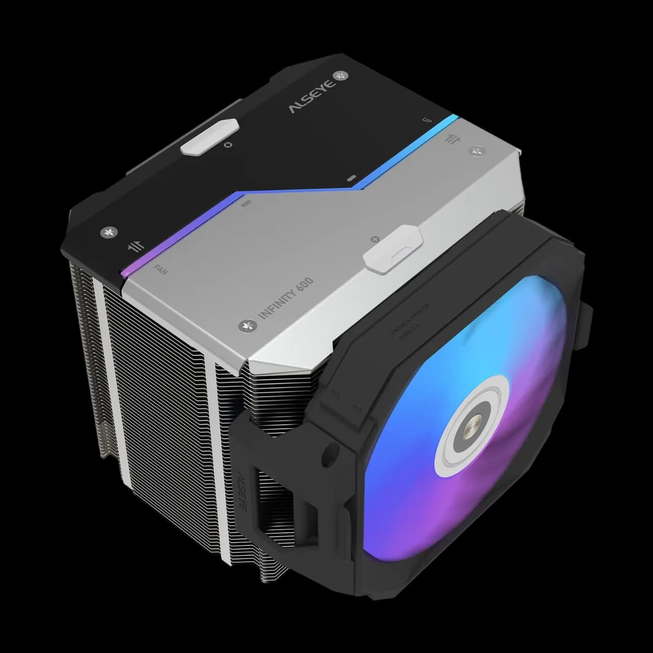 ALSEYE Infinity i600 CPU Cooler Black 1